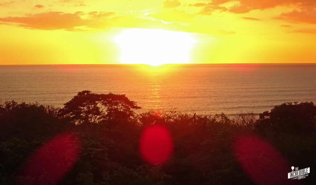 Sonnenuntergang in Santa Teresa, Costa Rica