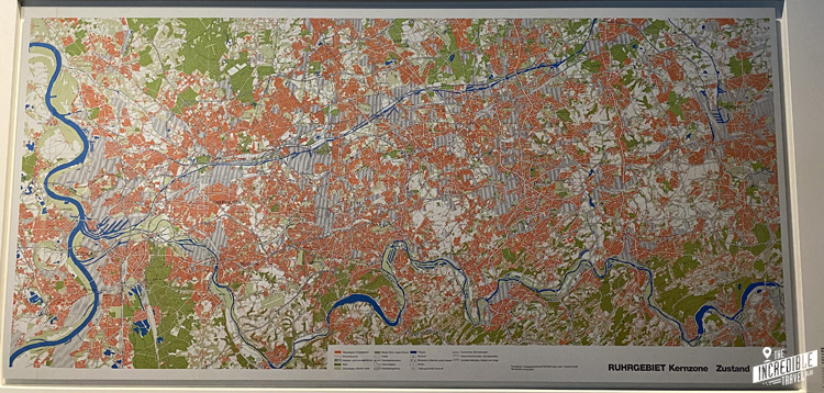 Karte Ruhrgebiet 1970