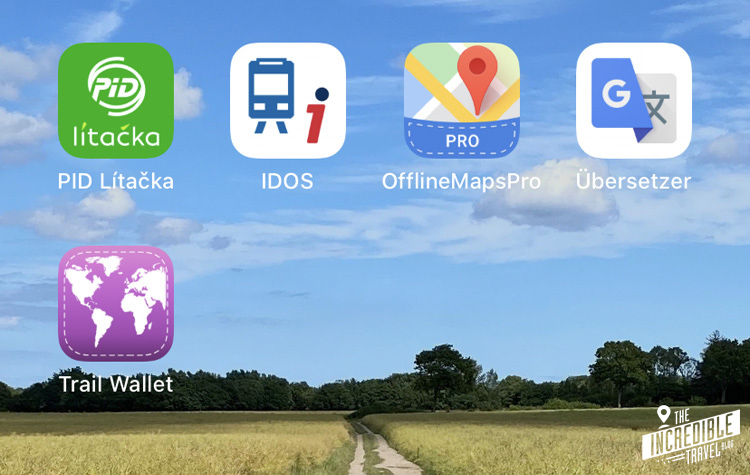 Screenshot mit Logos der Apps