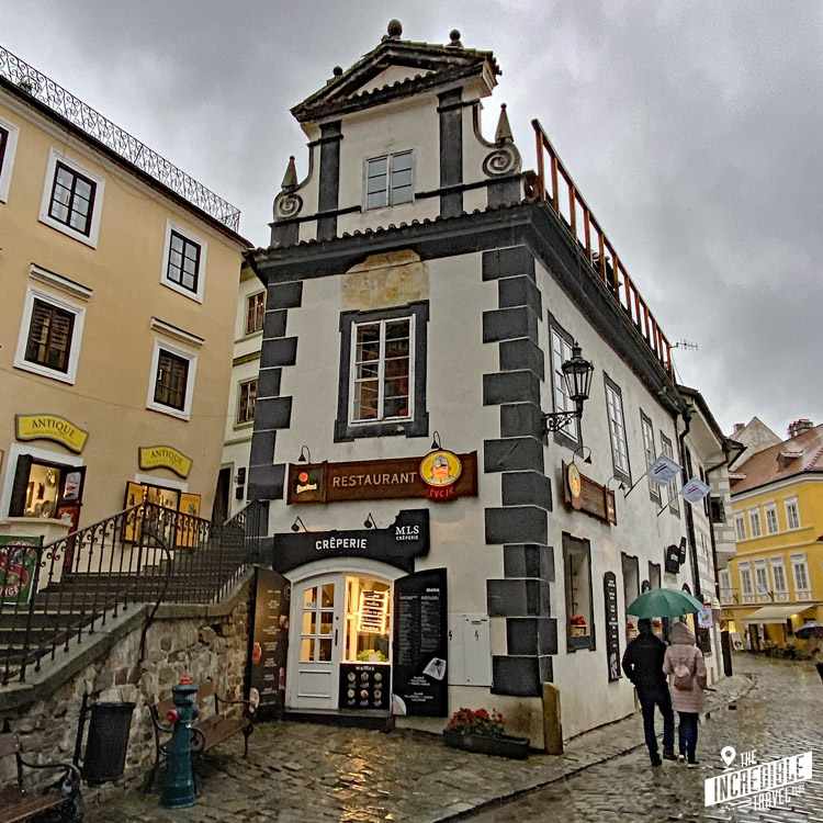Eckhaus in Český Krumlov