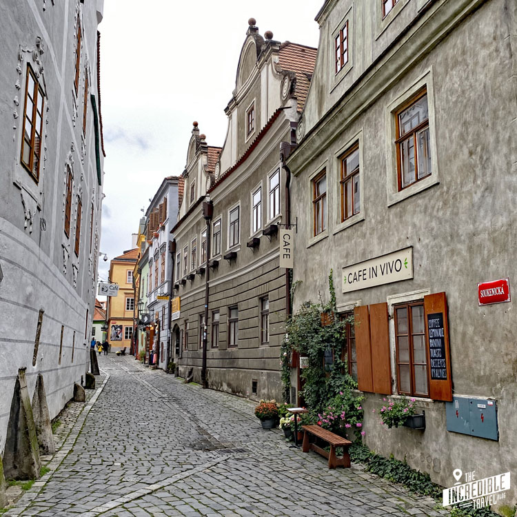 Altstadtgasse in Český Krumlov