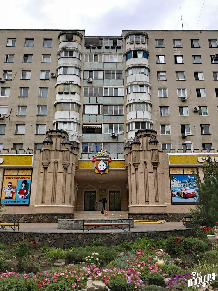 Hässliches Gebäude in Tiraspol