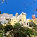 Panoramaaufnahme des Palacio Nacional da Pena in Sintra