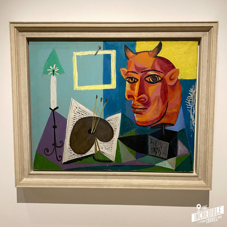 Picasso Gemälde Stier Malaga