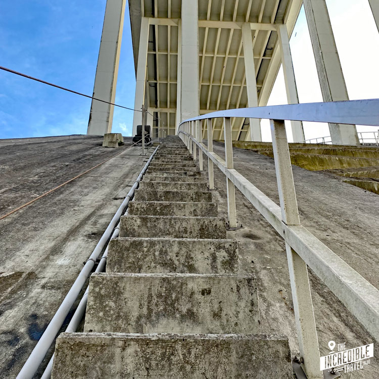 Treppe für den Bridgeclimb