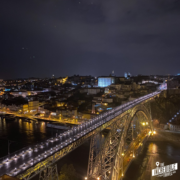 Ponte Luís I Porto Nachtansicht