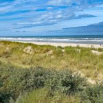 Panorama von Dünen und Strand von Juist