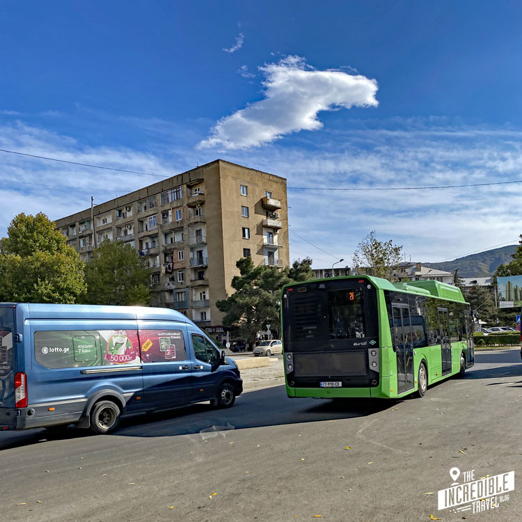 Bus und Marshrutka in Tiflis