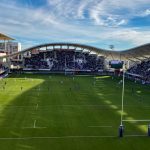 Panorama des Rugby-Stadions in Montpellier