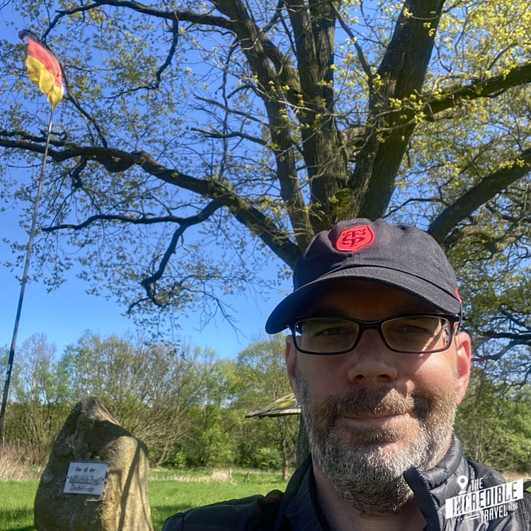 Selfie am östlichsten Punkt Deutschlands