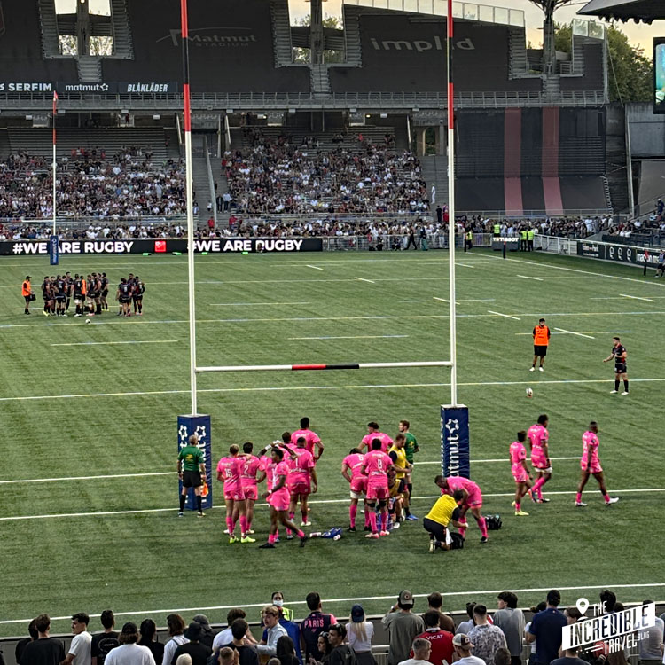 LOU Rugby beim Erhöhungskick