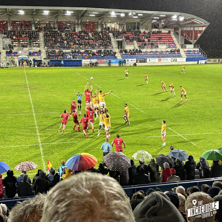 Aurillac vs Provence ProD2 Gasseneinwurf