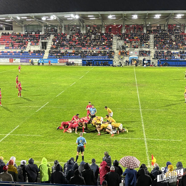 Aurillac vs Provence ProD2 Gedränge