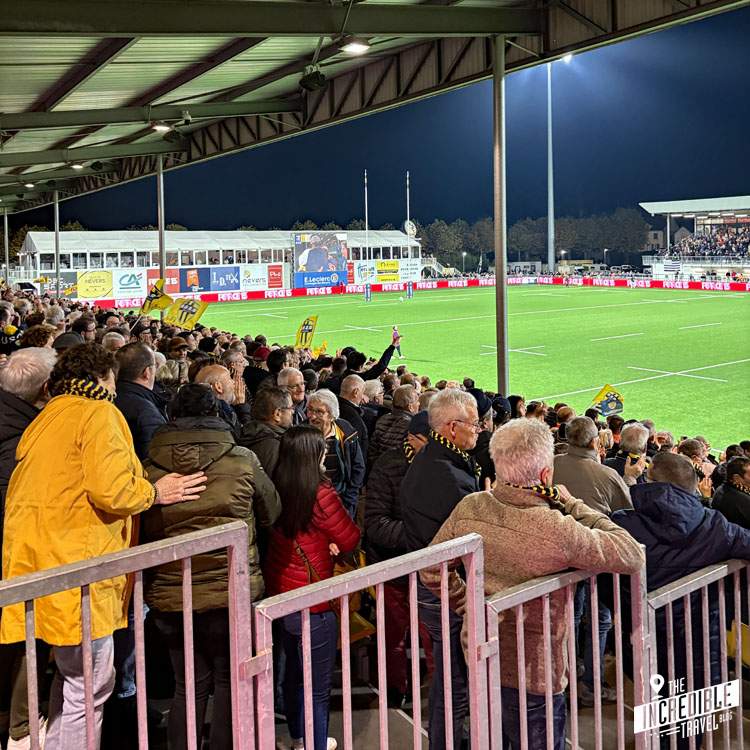 Nevers vs Vannes ProD2 Publikum und Stadion