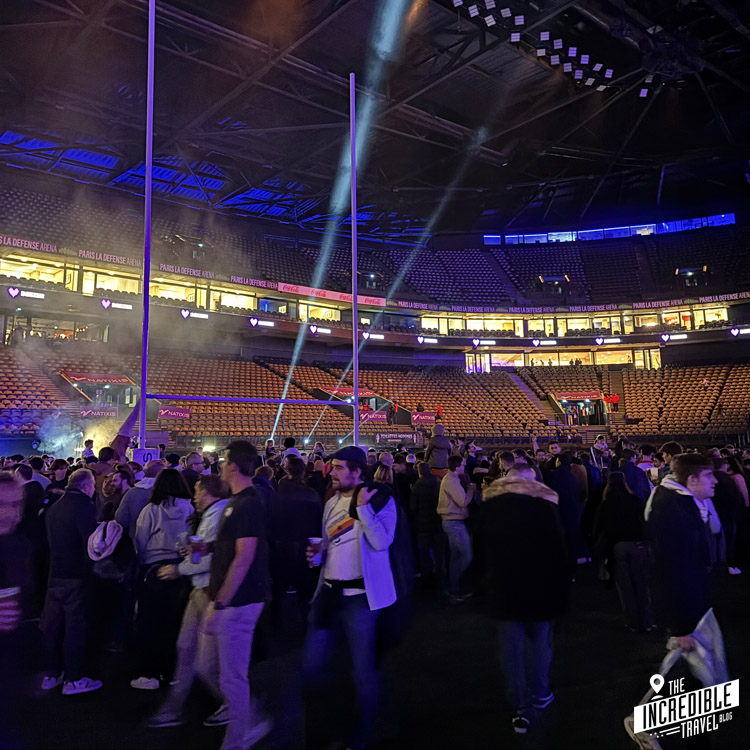 Racing 92 vs Bayonne Top14 After Show auf dem Rasen des Stadions