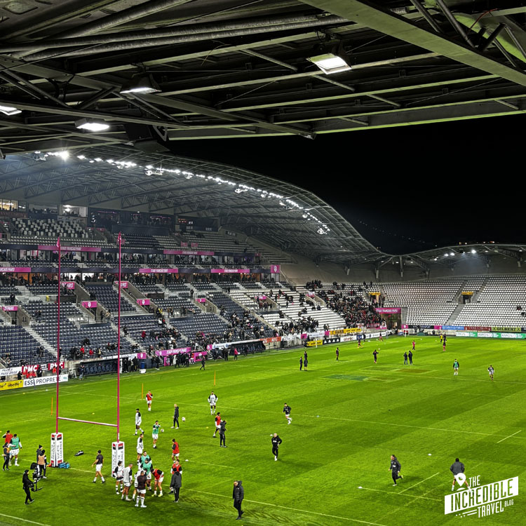 Stade Francais vs RC Toulon Top14 Blick ins Stade Jean-Bouin beim Warm-up