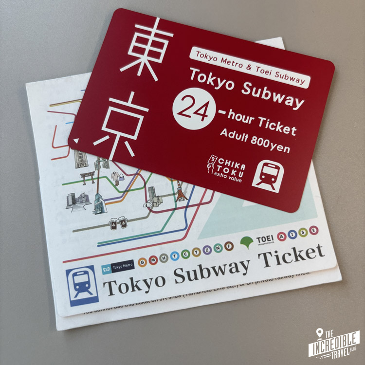 24-Stunden-Metro-Ticket für Tokio