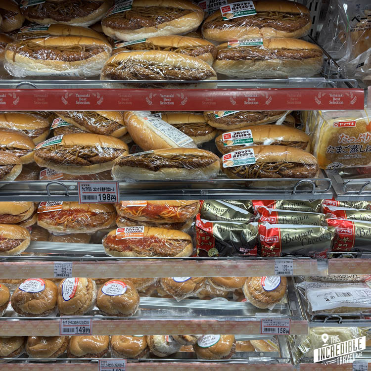 Verpackte Sandwiches in einem Konbini in Tokio